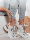 CELESTIC női platform tornacipő bézs Dstreet ZY0818 ZY0818