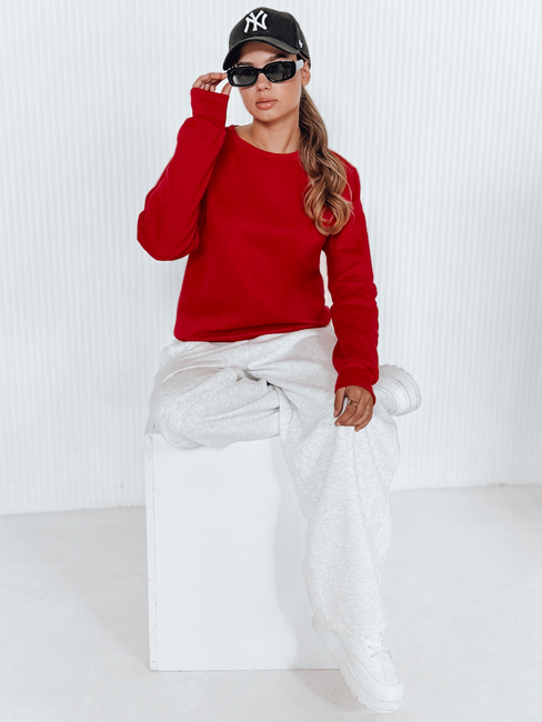 Bluza damska FASHION II czerwona BY0276