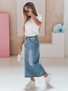 Maxiszoknya farmer MAXI LONG kék Dstreet CY0478_2