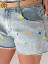 Női farmer rövidnadrág STARSHINE kék Dstreet SY0463_3