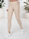 Női leggings bézs Dstreet UY2731