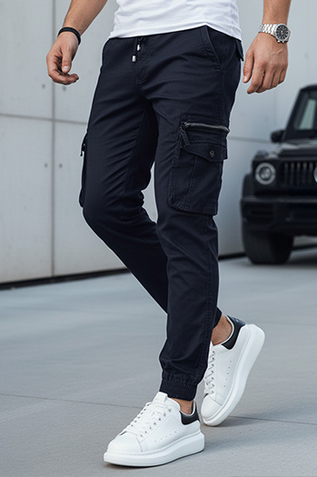 Férfi oldalzsebes nadrág Szín Gránátkék DSTREET UX4181