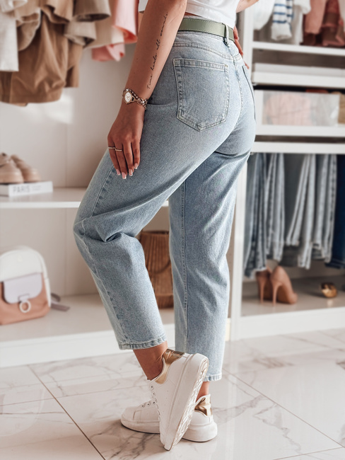 Női farmer mom fit nadrág JEANMOM kék Dstreet UY2421