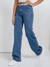 Női széles szárú, kék farmer Dstreet UY2770