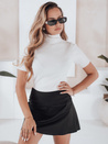Női rövid ujjú bordázott pulóver GIRLGLORY fehér Dstreet MY2550