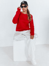 Női nem kapucnis pulóver FASHION II Szín Piros DSTREET BY0147