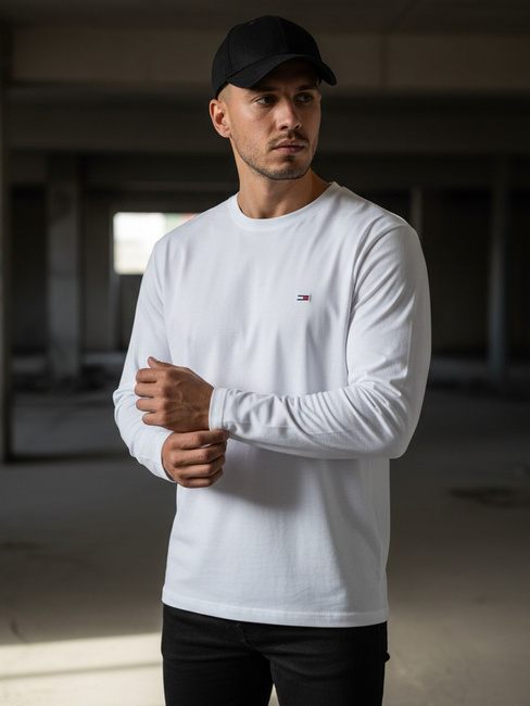 Férfi hosszú ujjú póló Szín Fehér DSTREET LX0537