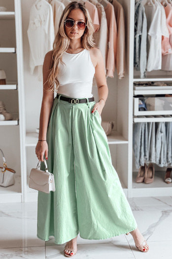 FLOWES szoknya-nadrág övvel FLOWES menta Dstreet UY2594