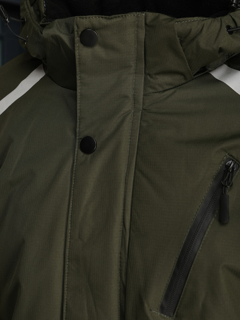 Férfi narciarksa zöld kabát Dstreet TX5128