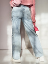 Női ARGORAVE cargo baggy farmer nadrág kék Dstreet UY2226 Dstreet UY2226_4
