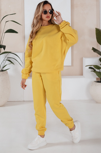 Női melegítő szett ARIELLA PREMIUM sárga színben Dstreet AY0734