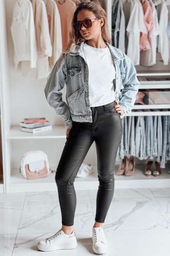 BLACKVIBE női nadrág fekete Dstreet UY2253