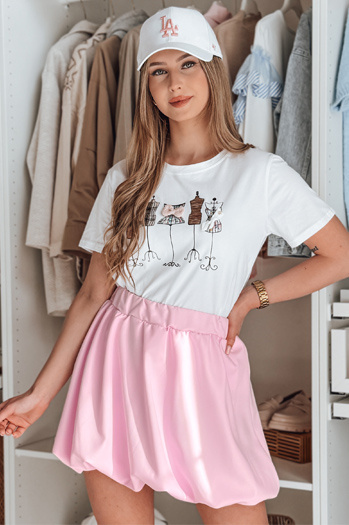 Női mini bomber szoknya PUFFELLA rózsaszín Dstreet CY0504