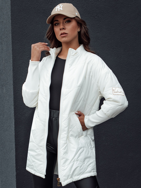 Kurtka damska pikowana ARANA ecru Dstreet TY4527