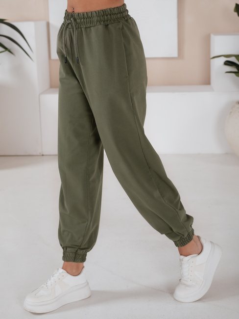 Női tréningruha szett SOLIR khaki Dstreet AY1019