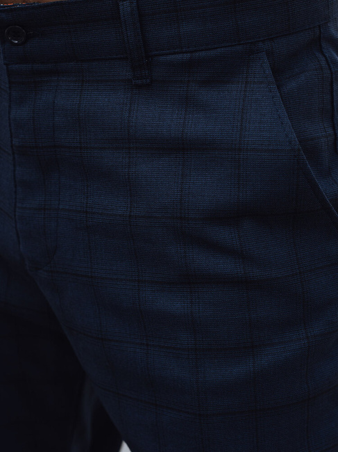 Spodnie męskie casual ciemnogranatowe Dstreet UX4381