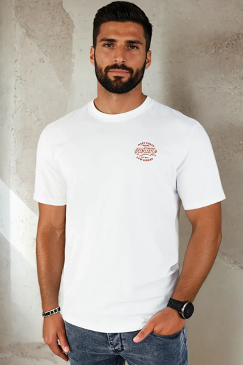 Férfi mintás póló Szín Fehér DSTREET RX5415