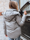 Női bőrdzseki COLLAR Szín Fekete DSTREET TY3899