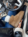 Női platform hó csizma bézs Dstreet ZY1066 ZY1066