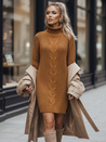 Női hosszú pulóver MERCIA Szín Mustár DSTREET MY1876