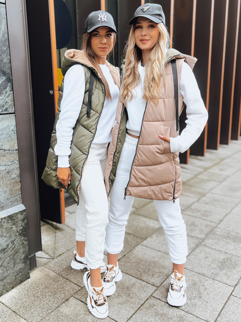 Női kétoldalas mellény ONADE Szín Camel DSTREET TY3726