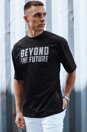 Férfi fekete póló Dstreet RX5526