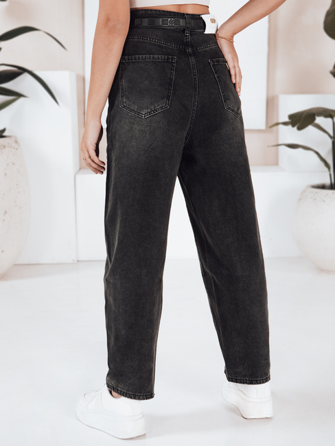 Női ballonos szabású farmer fekete Dstreet UY2743