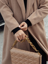 Női oversize MANTOVA hosszú camel kabát Dstreet NY0739