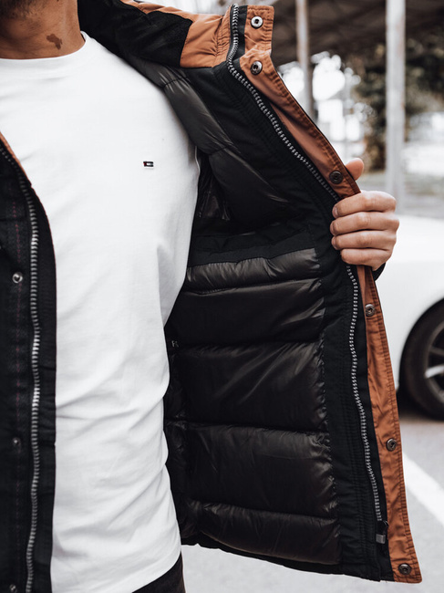 Férfi télikabát fekete Dstreet TX4599