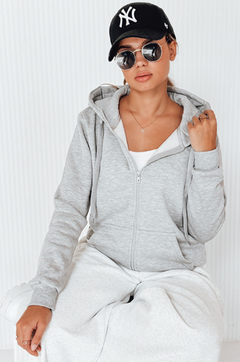 Női pulóver VICTORIA világoszürke színben BY0228