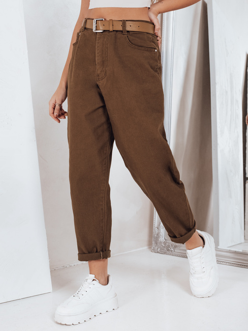 Női mom fit farmer barna Dstreet UY2844 UY2844