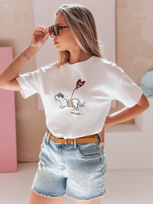 Női farmer rövidnadrág övvel SUNNY JIN kék Dstreet SY0470