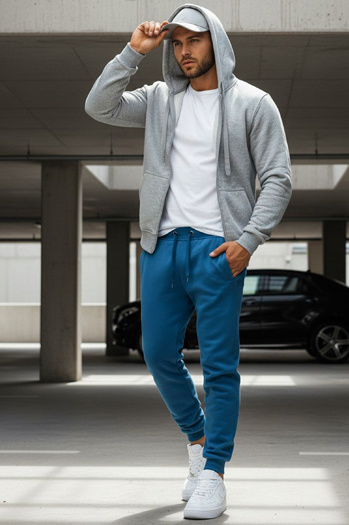 Férfi melegítőnadrág kék Dstreet UX3632