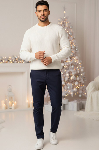 Férfi tengerészkék nadrág Dstreet UX4411z