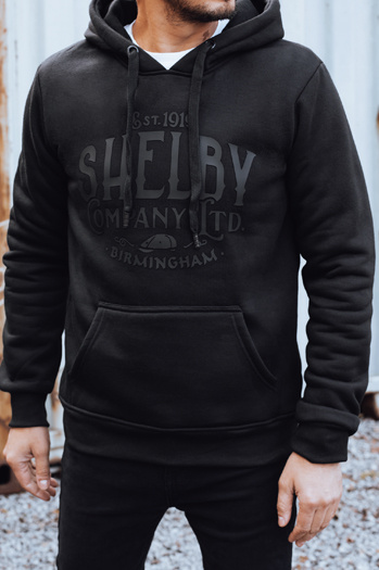 Férfi szigetelt kapucnis melegítőfelső fekete Dstreet BX5920