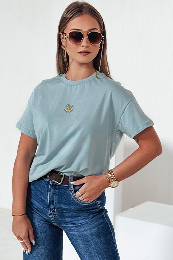 Női FLORTA póló kék Dstreet RY2557