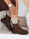 LUXIBOOTS női platform csizma barna Dstreet ZY1021 ZY1021