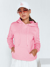 Női kapucnis pulóver BASIC Szín Rózsaszín DSTREET BY0174