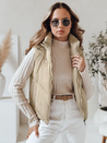 Női steppelt mellény LIKEHUGS bézs Dstreet TY4979 Dstreet TY4979