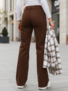 Női magas derekú, széles szárú farmer barna Dstreet UY2877 UY2877