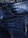 Spodnie męskie jeansowe bojówki niebieskie Dstreet UX4329