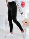 Női magas derekú leggings SOFLEGG fekete Dstreet UY2510_1