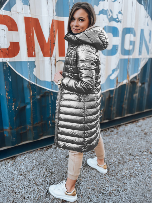 Női steppelt télikabát LESSI silver Dstreet TY5519 TY5519