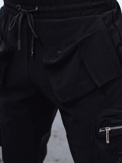 Spodnie męskie bojówki czarne Dstreet UX4299