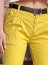 Női chino övvel MODELA mustár Dstreet UY2563