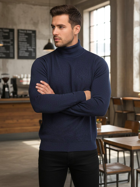 Férfi tengerészkék Dstreet WX2360