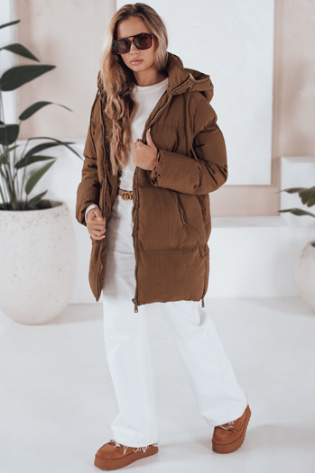 Női steppelt dzseki LETLIS camel Dstreet TY3245
