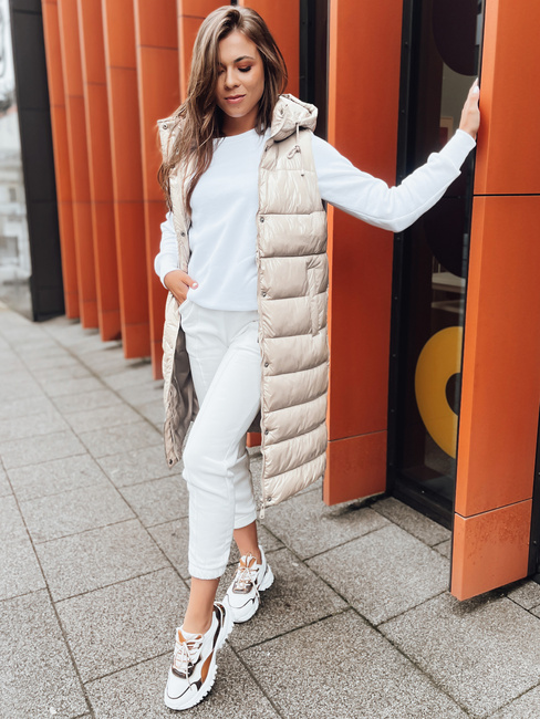 Női steppelt mellény GANTINI fehér Dstreet TY5488