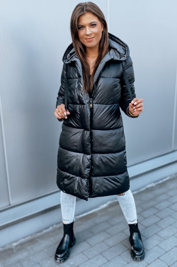 Női dzseki KERMIT fekete színben Dstreet TY2864