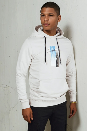 Férfi kapucnis pulóver Szín Szürke DSTREET BX5726